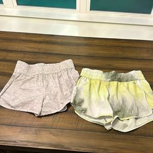 Women’s Small two pairs of DSG brand running shorts